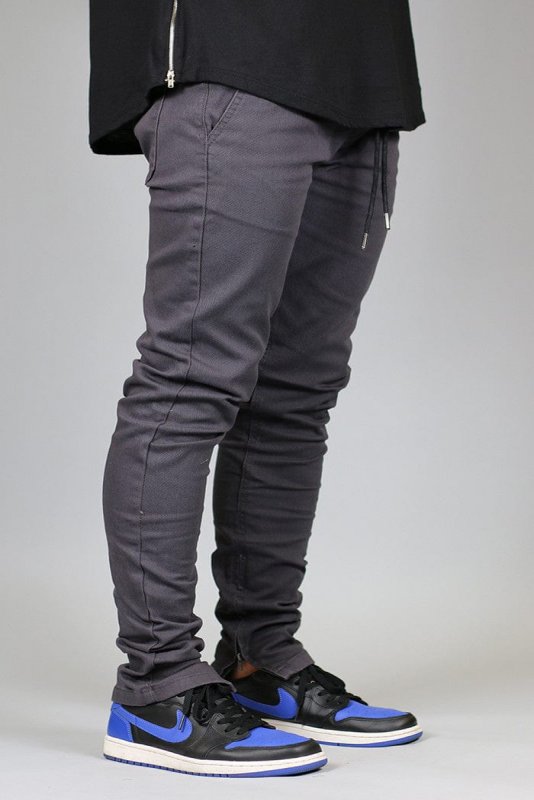 Charcoal Zipper Pants