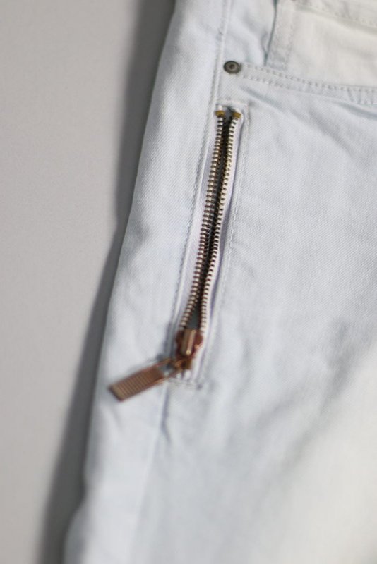 White Blue Slim Jeans