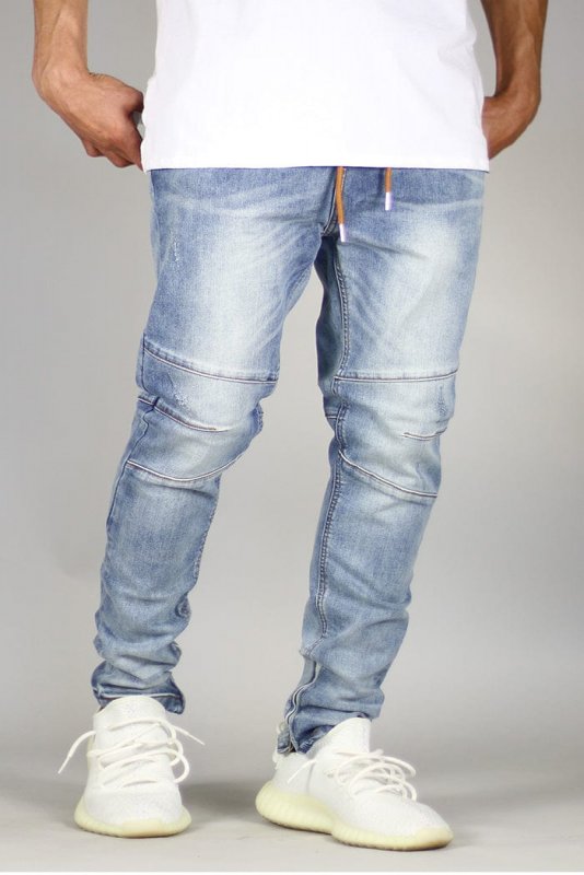 M.Blue Gnu Zipper Jeans