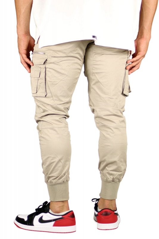 Taupe Cool Cargo Joggers