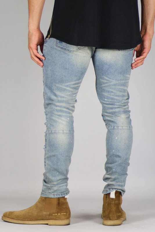 Indigo Patch Jeans