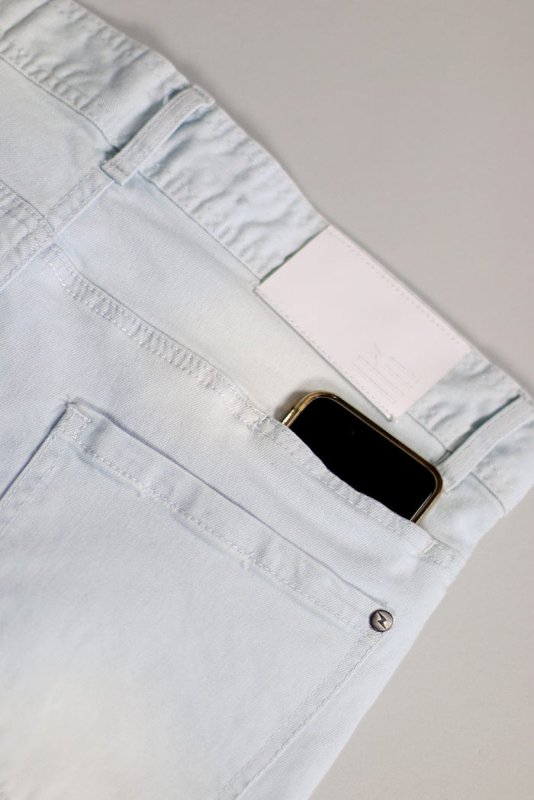White Blue Slim Jeans