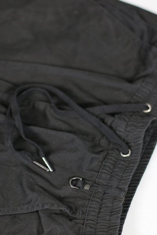 Black  Drop Crotch Pants