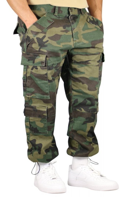 Camo 8 Pocket Cargo Pants