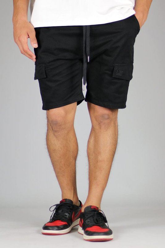 Black Cargo Shorts