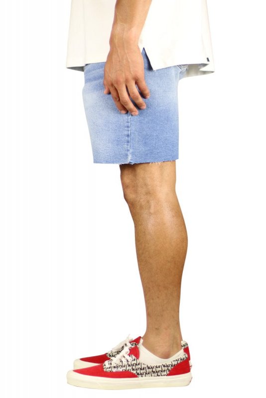 M. Blue Denim Shorts