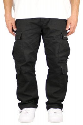 Black 8 Pocket Cargo Pants