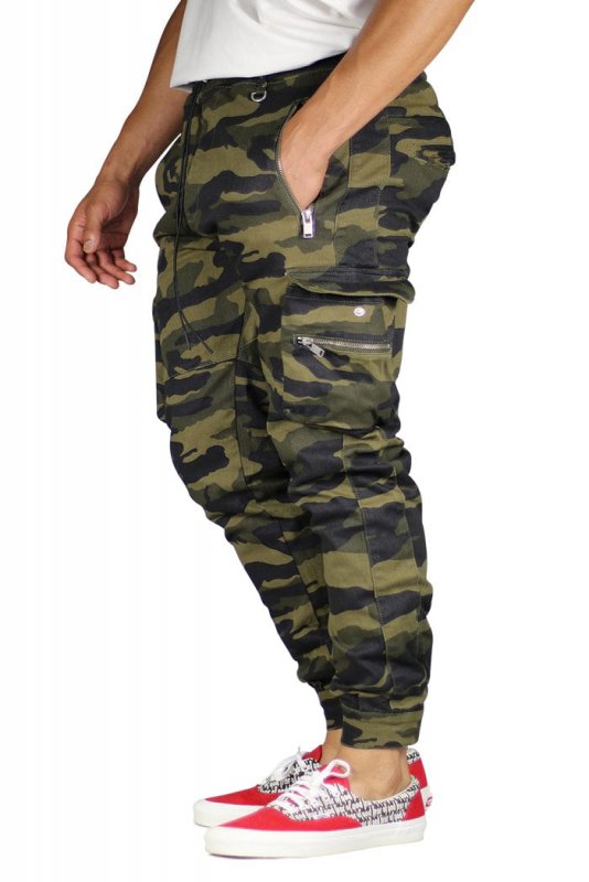 Olive Camo Combat Cargo Pants