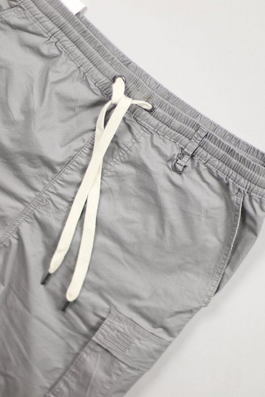 Gray Cargo Jogger Shorts