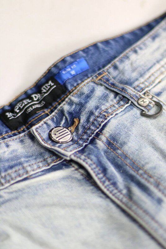 LT.Blue Gao Zipper Jeans