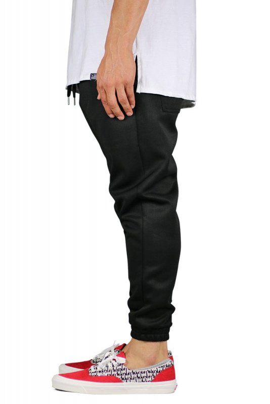 Black Neoprene Jogger