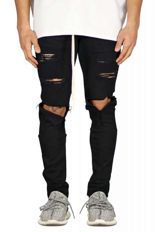 Jet Black Mufa Jeans