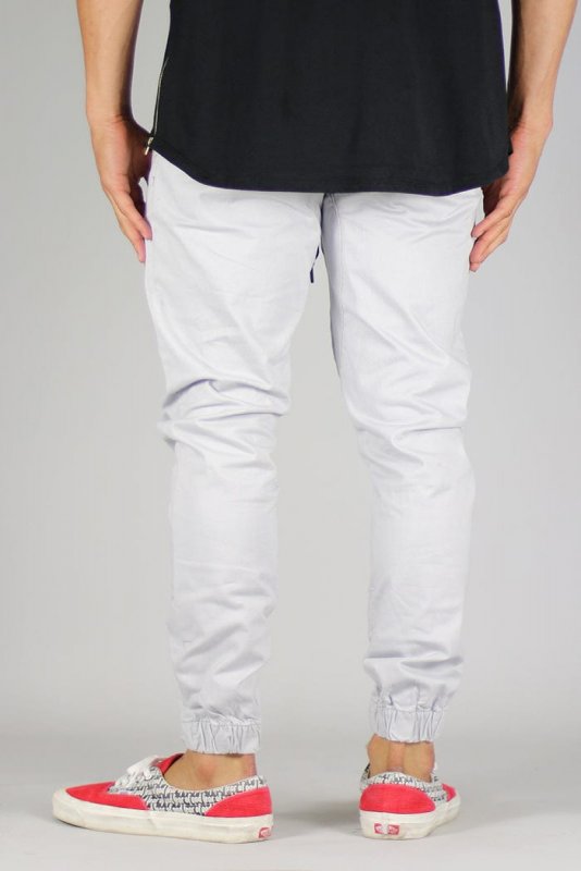 Gray Drop Crotch Joggers
