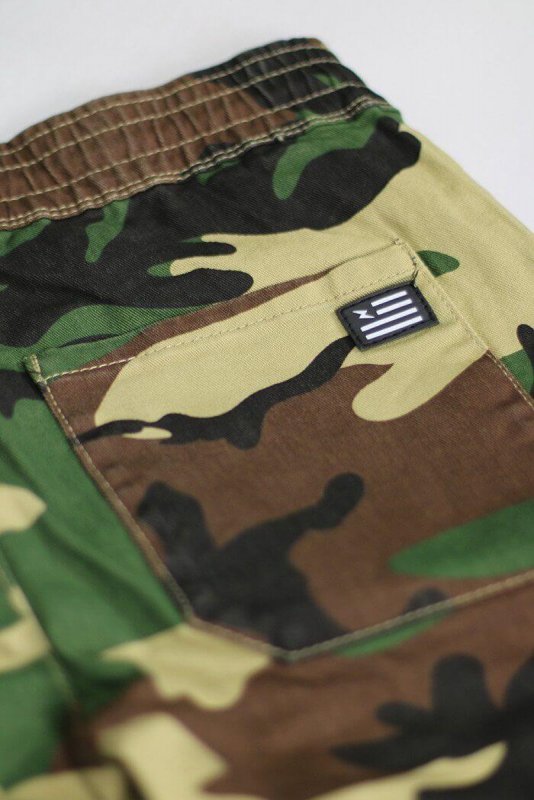 Woodland Camo Zipper Pants