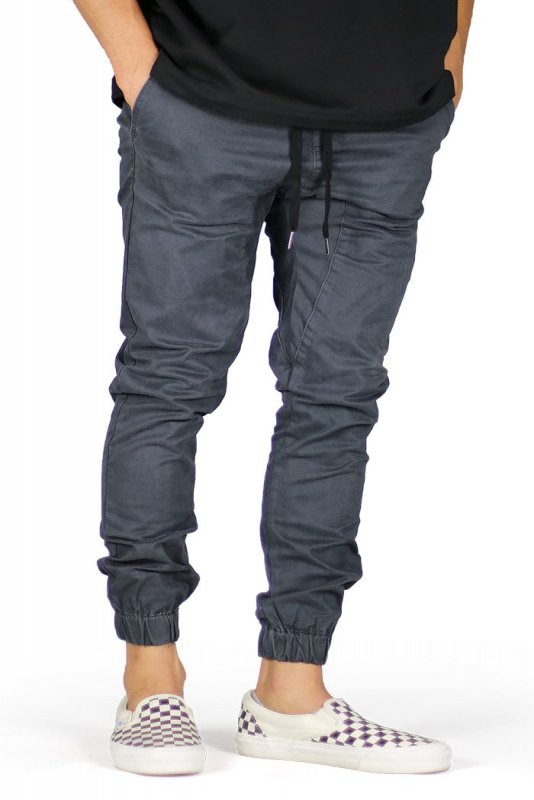 Charcoal  Drop Crotch Joggers