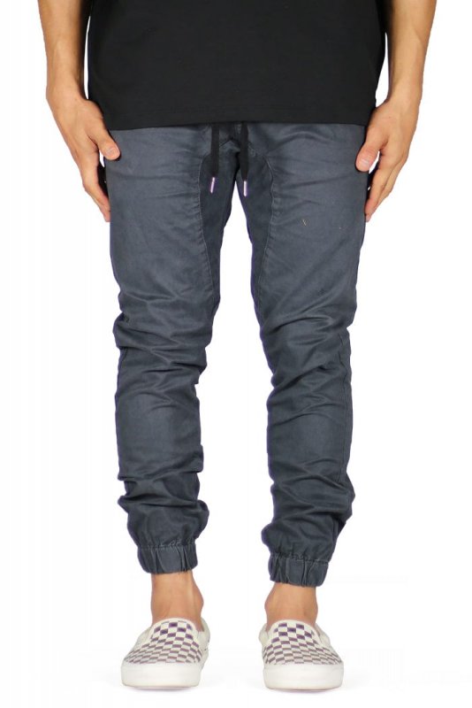 Charcoal  Drop Crotch Joggers