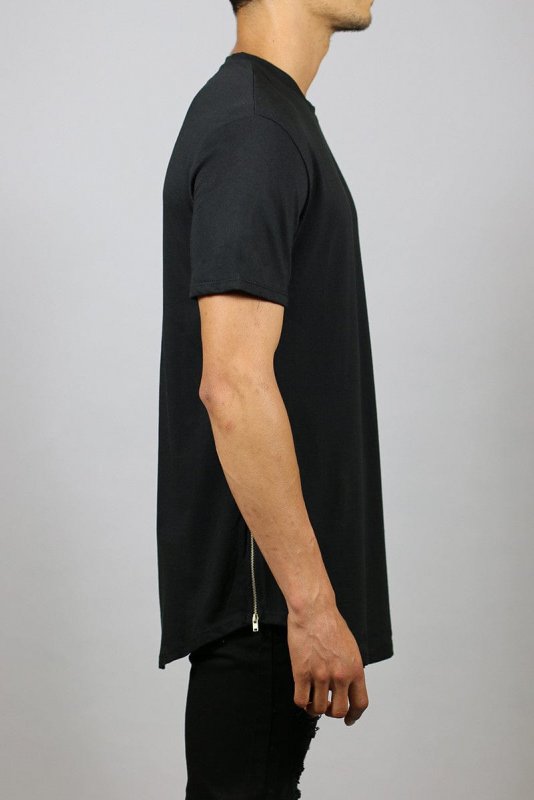 Zipper Long T-Shirts