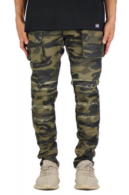 Olive Camo Cargo Pants