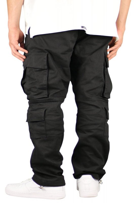 Black 8 Pocket Cargo Pants
