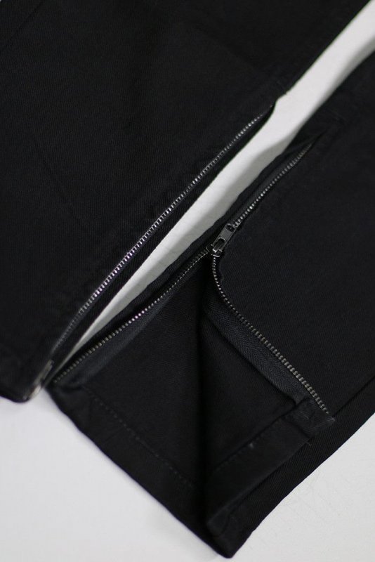 Black Nate Zipper Pants