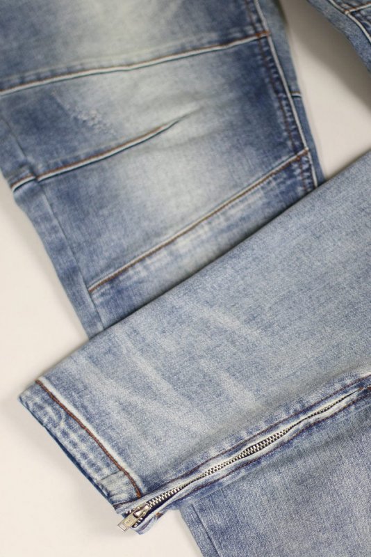 M.Blue Gnu Zipper Jeans