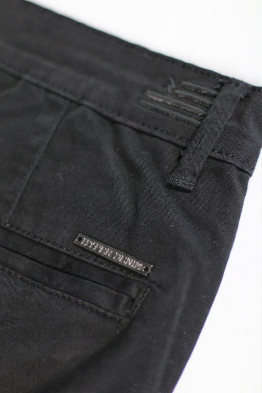 Black Skater Chino Pants