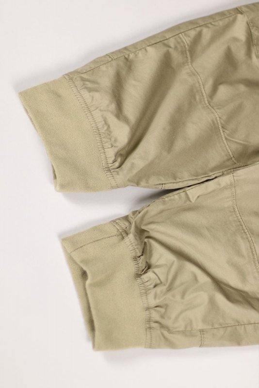 Khaki Cargo Jogger Shorts