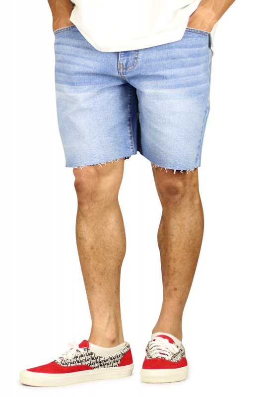 M. Blue Denim Shorts