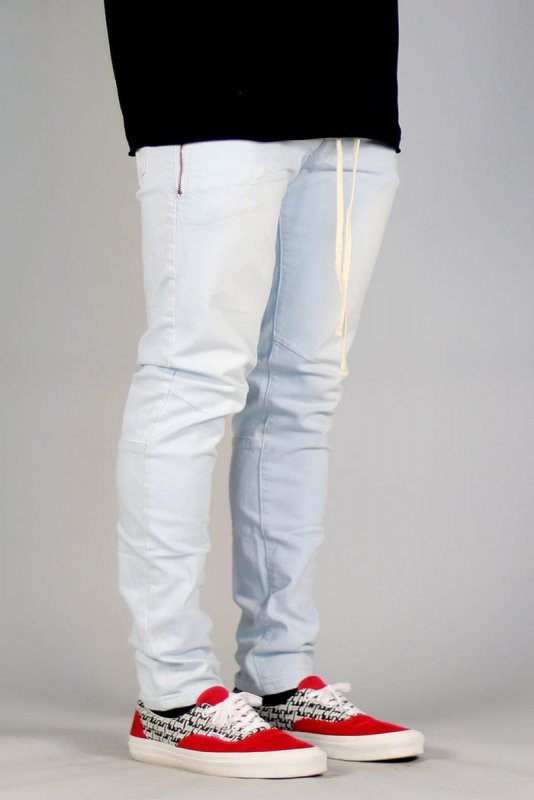 White Blue Slim Jeans