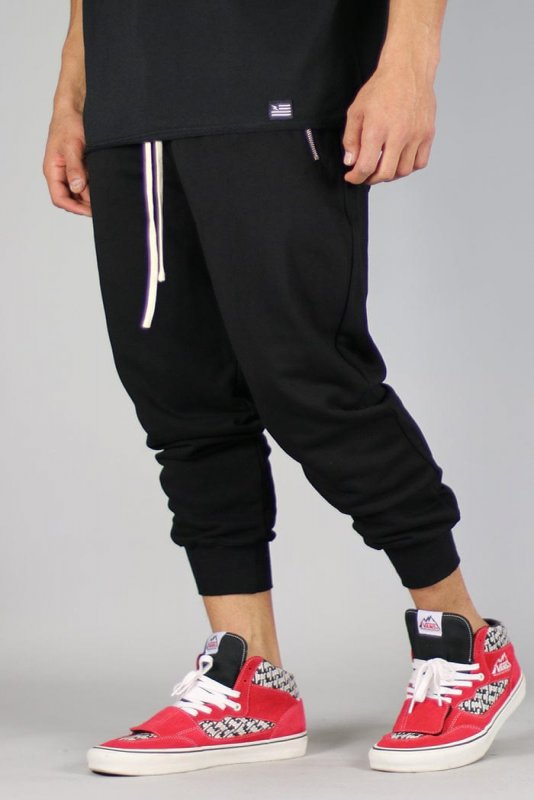 Black LAX Lounge Joggers