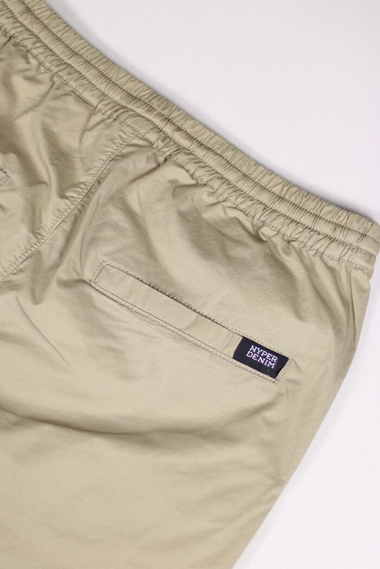 Khaki Drop Crotch Shorts