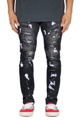 Black Rag Splatter Jeans