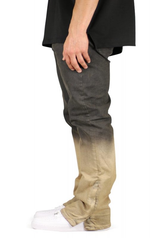 Fade Flare Zipper Jeans