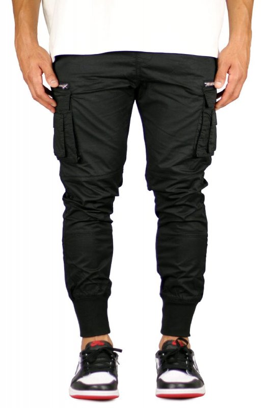 Black Cool Cargo Joggers