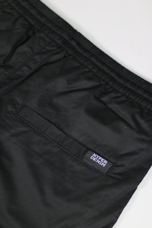 Black Drop Crotch Shorts