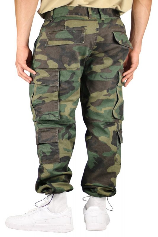 Camo 8 Pocket Cargo Pants