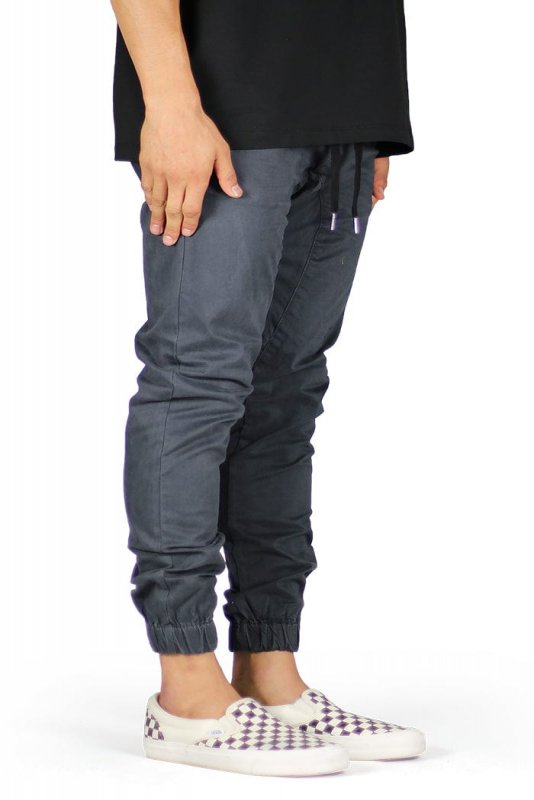 Charcoal  Drop Crotch Joggers