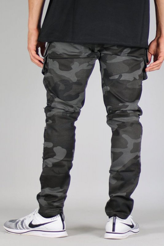 Black Camo Cargo Pants