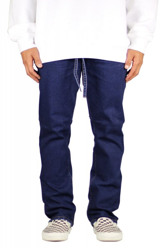 Raw Indigo Straight Jeans