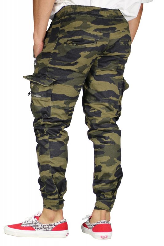 Olive Camo Combat Cargo Pants