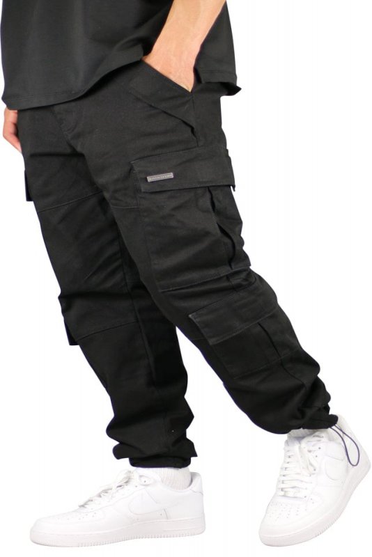 Black 8 Pocket Cargo Pants