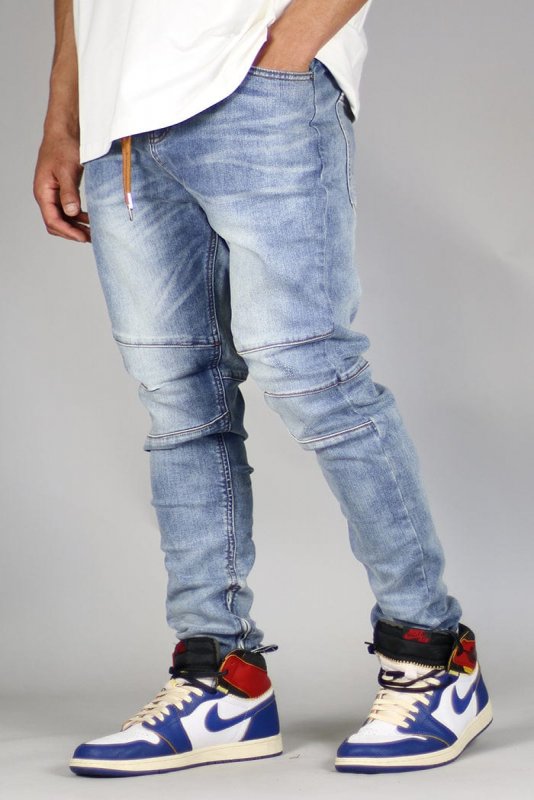 M.Blue Gnu Zipper Jeans