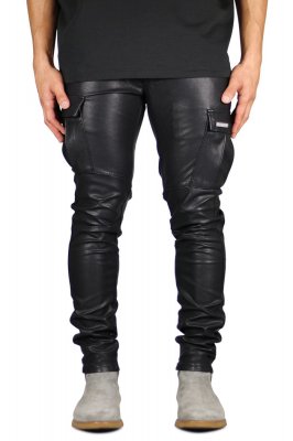 Leather Cargo Pants