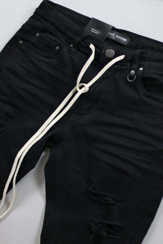Jet Black Mufa Jeans