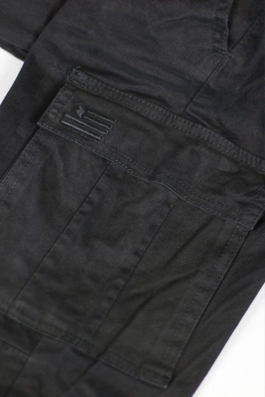 Black Cargo Joggers