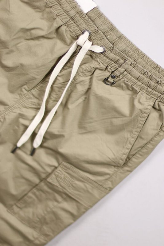 Khaki Cargo Jogger Shorts