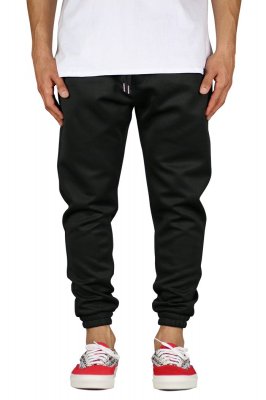 Black Neoprene Jogger