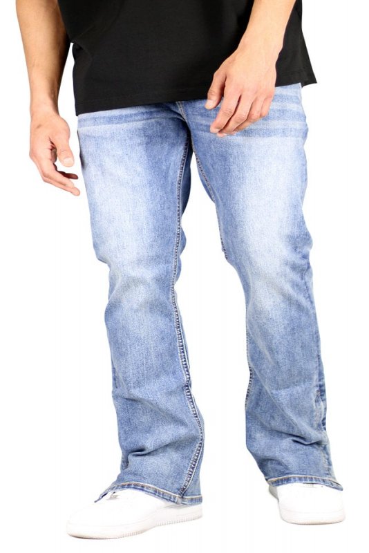 M.Blue Flare Zipper Jeans