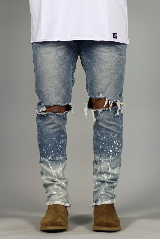 Flame Nate Zipper Jeans