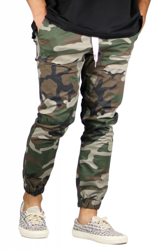 Camo Drop Crotch Joggers